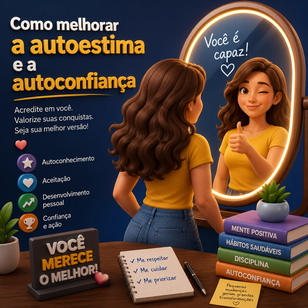 Como Melhorar a Autoestima e a Autoconfiança