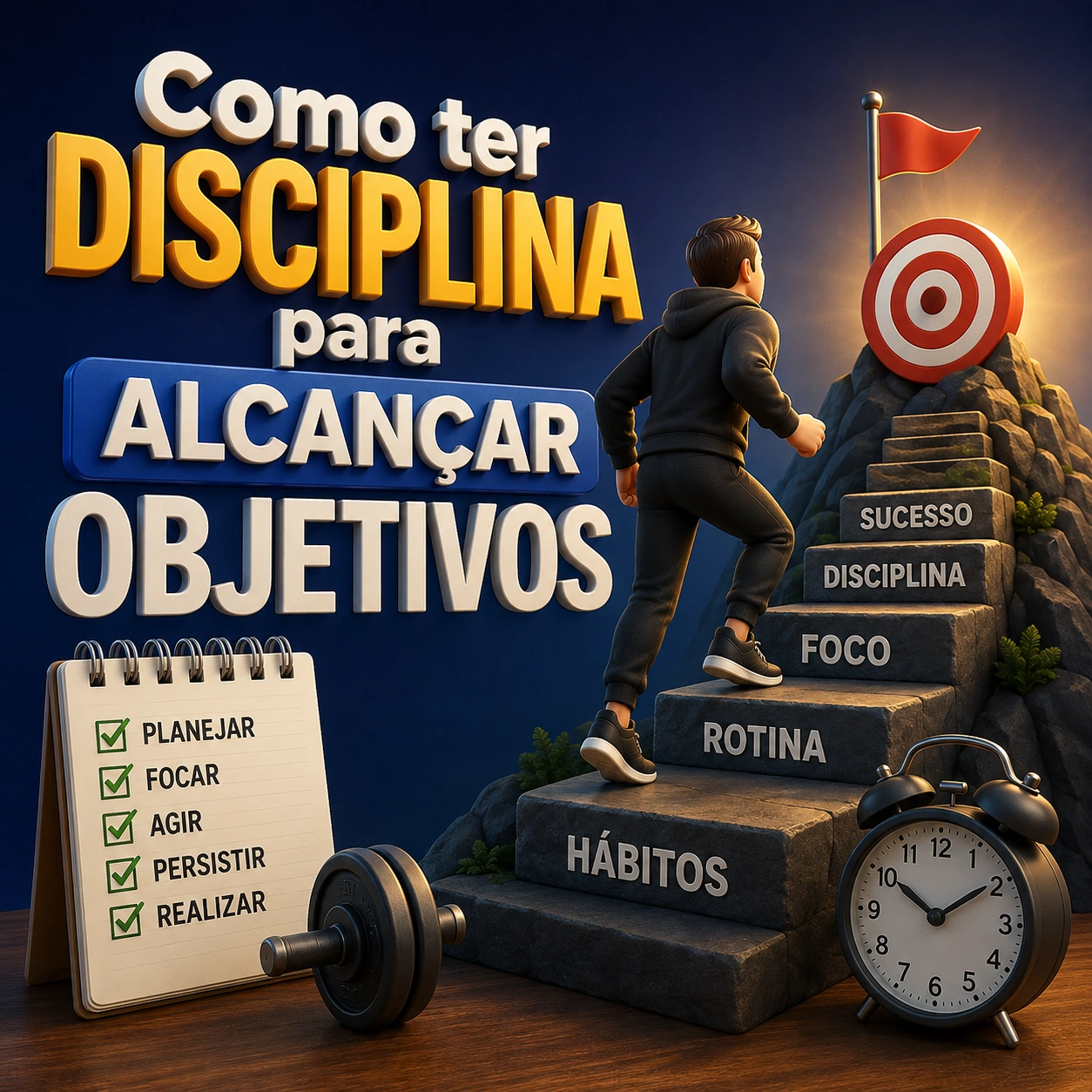 Como ter disciplina para alcançar objetivos