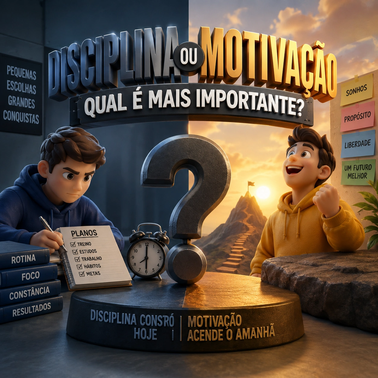 Disciplina ou Motivação