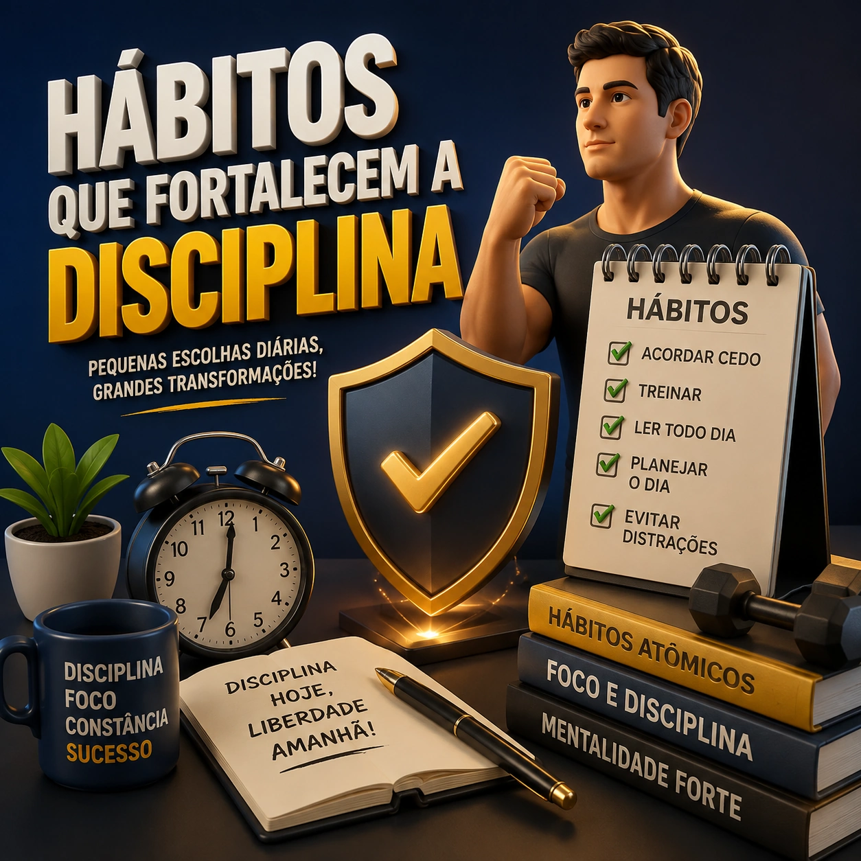 Hábitos que fortalecem a disciplina